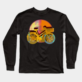 Bicycle Moon Long Sleeve T-Shirt